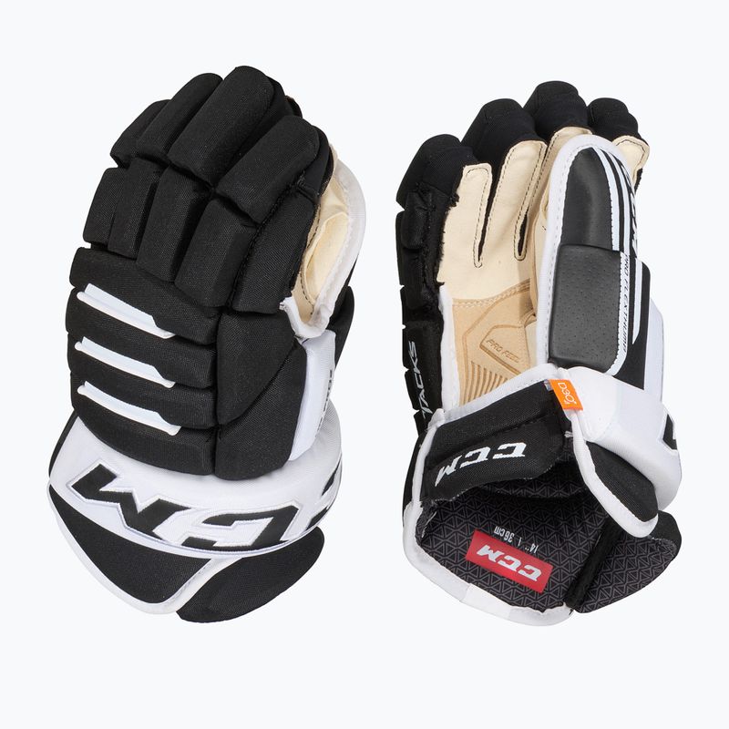 Hokejové rukavice CCM Tacks 4R Pro2 SR black/white
