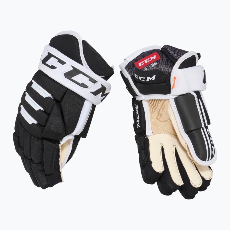 Hokejové rukavice CCM Tacks 4R Pro2 SR black/white 2
