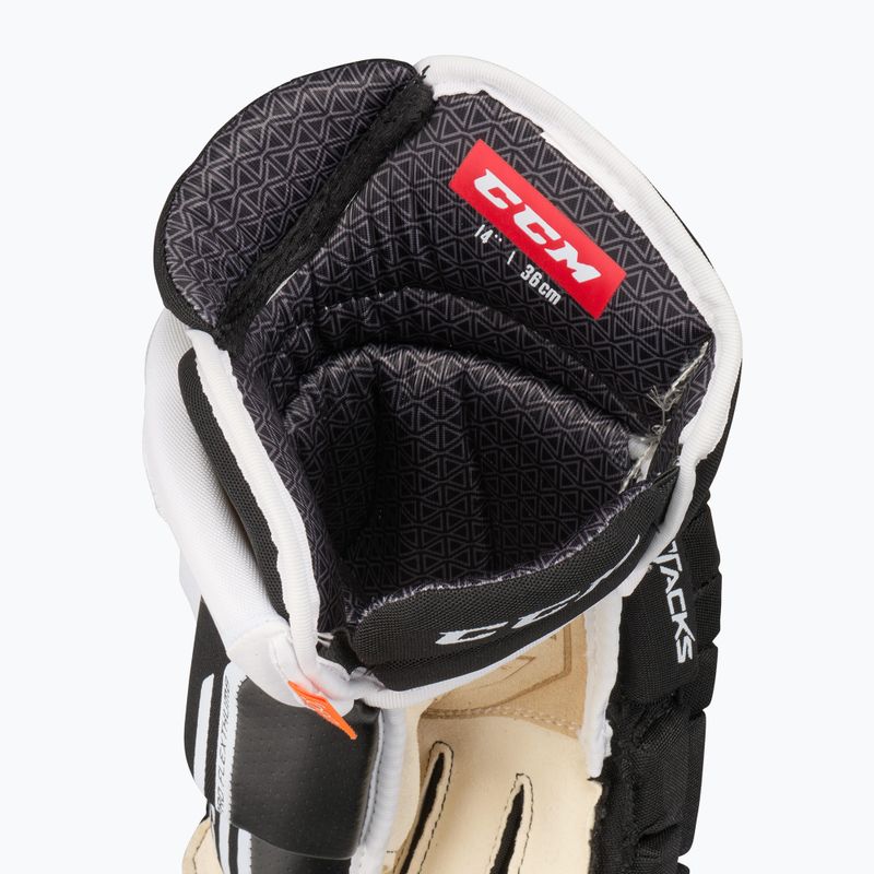 Hokejové rukavice CCM Tacks 4R Pro2 SR black/white 4