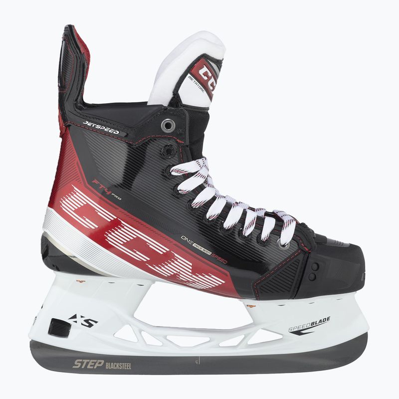 CCM pánske hokejové korčule JetSpeed FT4 Pro SR Wide black