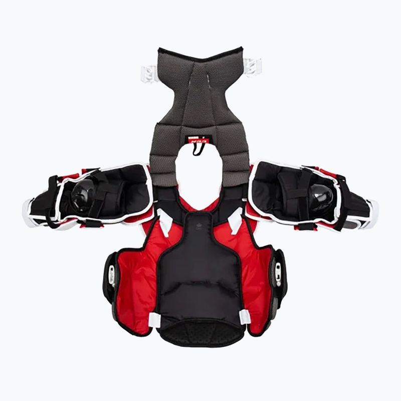 Detská hokejová brankárska vesta CCM Extreme Flex 5.5 JR čierna 5
