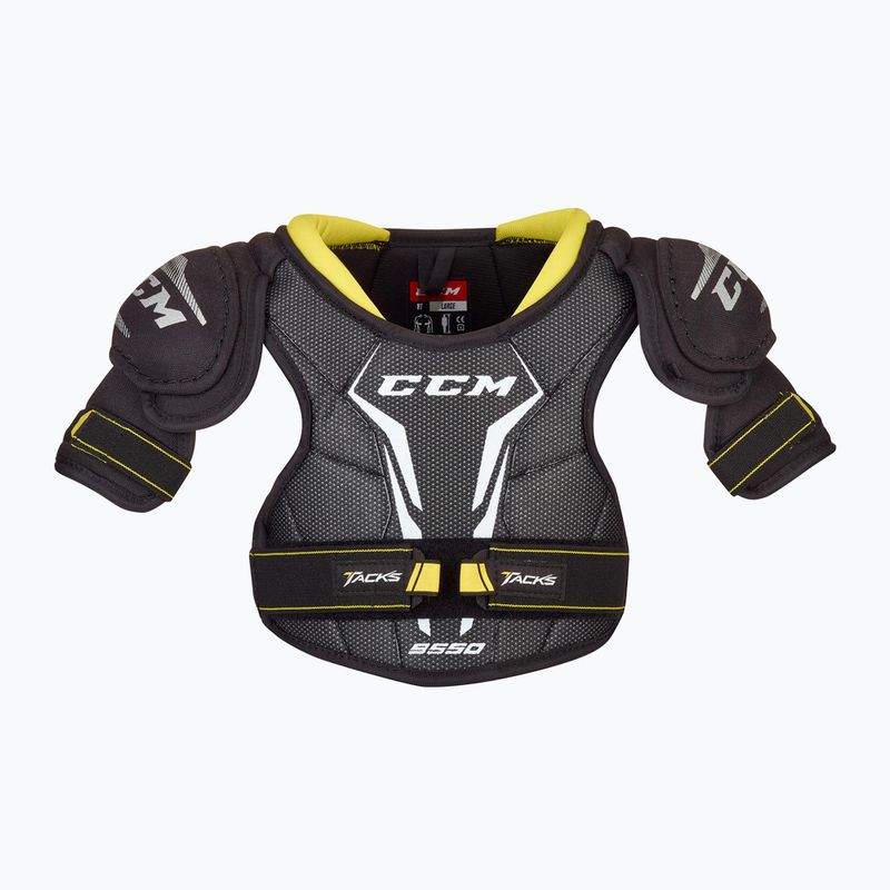 CCM Tacks 9550 YTH black/green detské hokejové ramenné popruhy