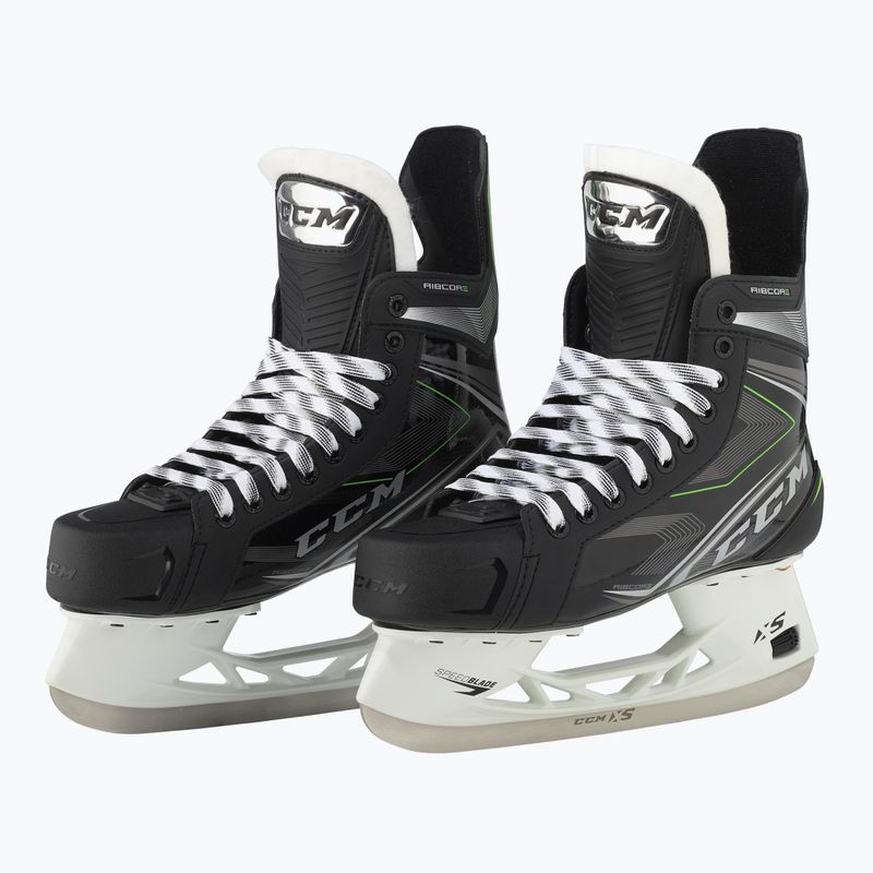 CCM Ribcor 86K SR black pánske hokejové korčule 4