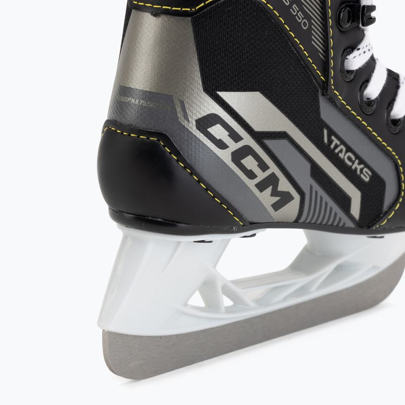 Detské hokejové korčule CCM Tacks AS-550 YTH black 8