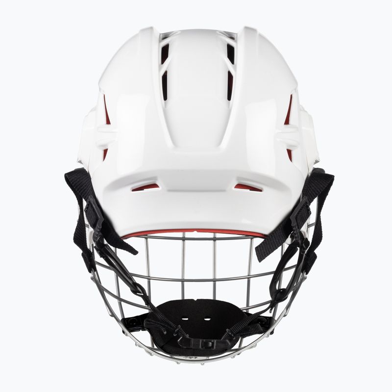 CCM Tacks 70 Combo juniorská hokejová prilba biela 4109872 3