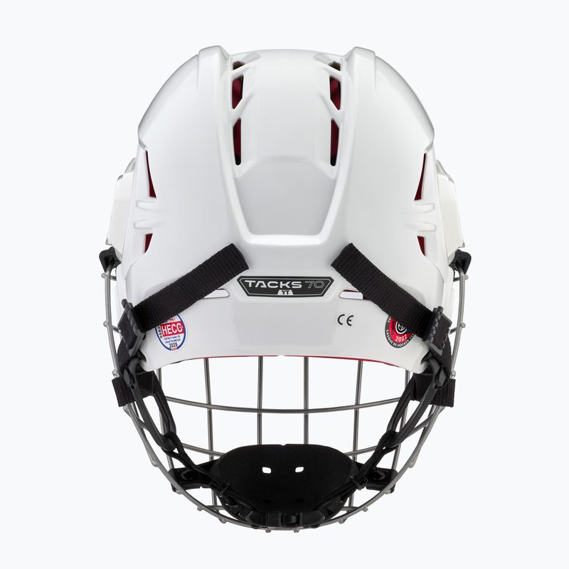 CCM Tacks 70 Combo juniorská hokejová prilba biela 4109872 11