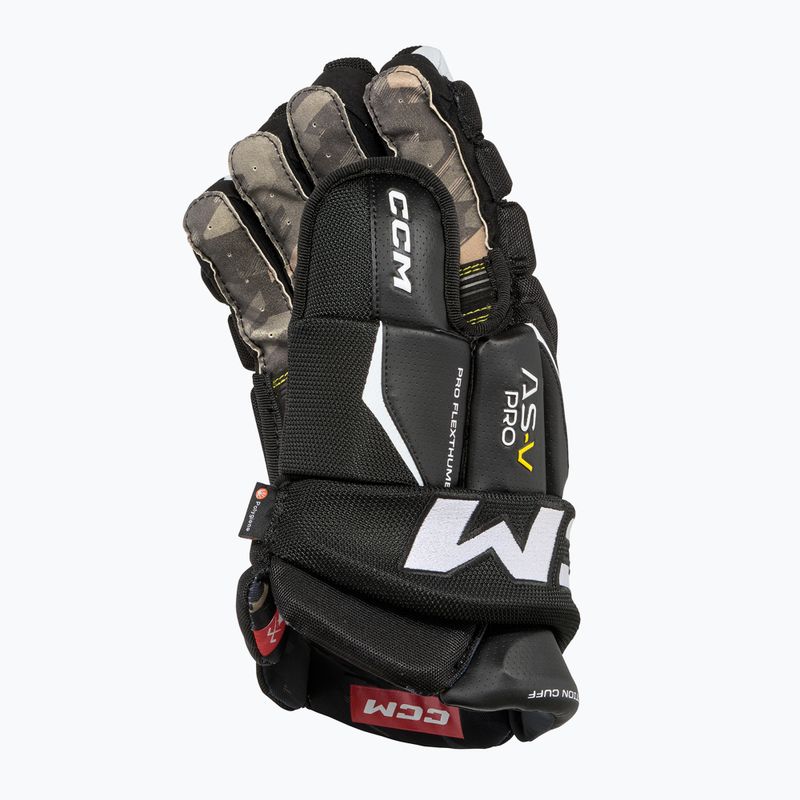 Hokejové rukavice CCM Tacks AS-V Pro SR black/white 3