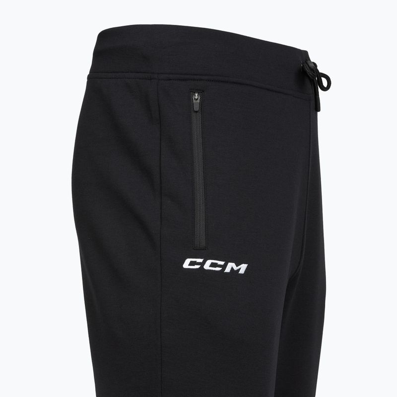 Pánske nohavice CCM Locker Room Tapered SR black 3