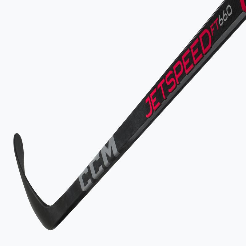 Detská hokejka CCM JetSpeed FT660 YTH black 3