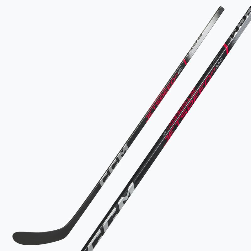 Detská hokejka CCM JetSpeed FT660 YTH black 6