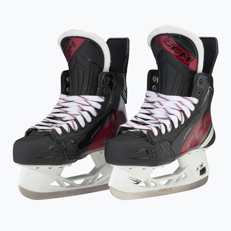 CCM pánske hokejové korčule JetSpeed FT670 SR black 4