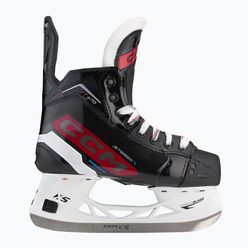 Detské hokejové korčule CCM JetSpeed FT670 JR black