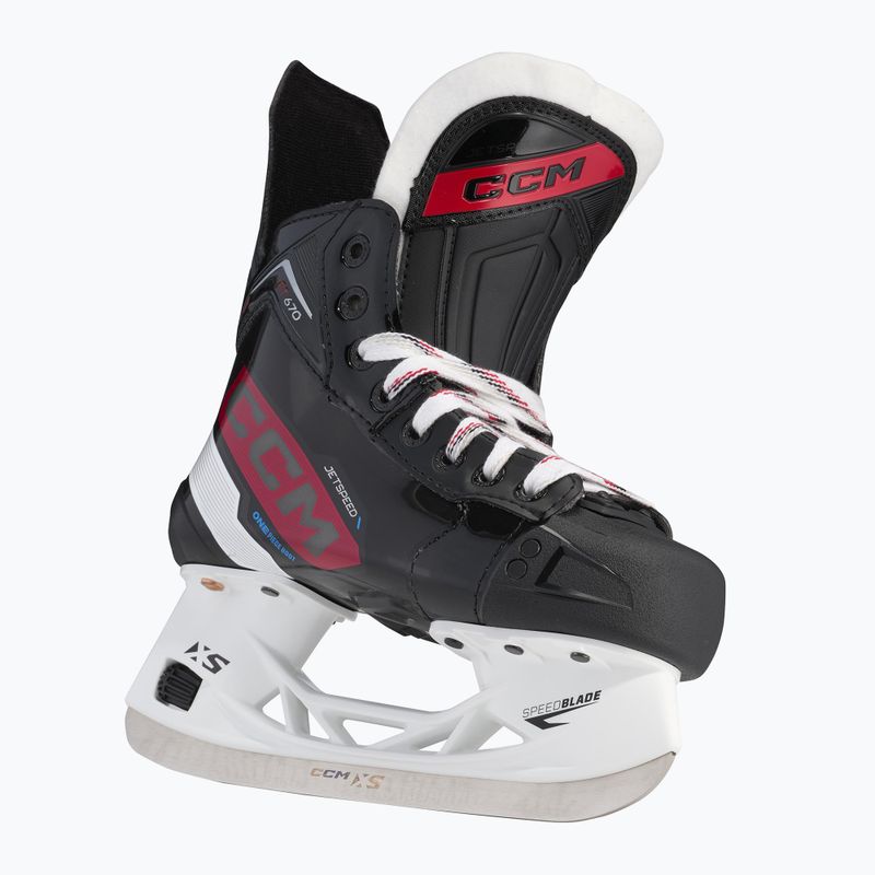 Detské hokejové korčule CCM JetSpeed FT670 JR black 2