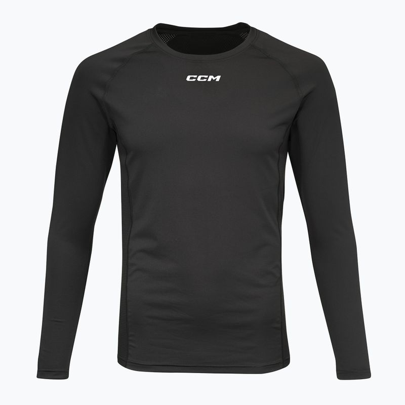 Pánske tričko s dlhým rukávom CCM Ribano Performance SR black