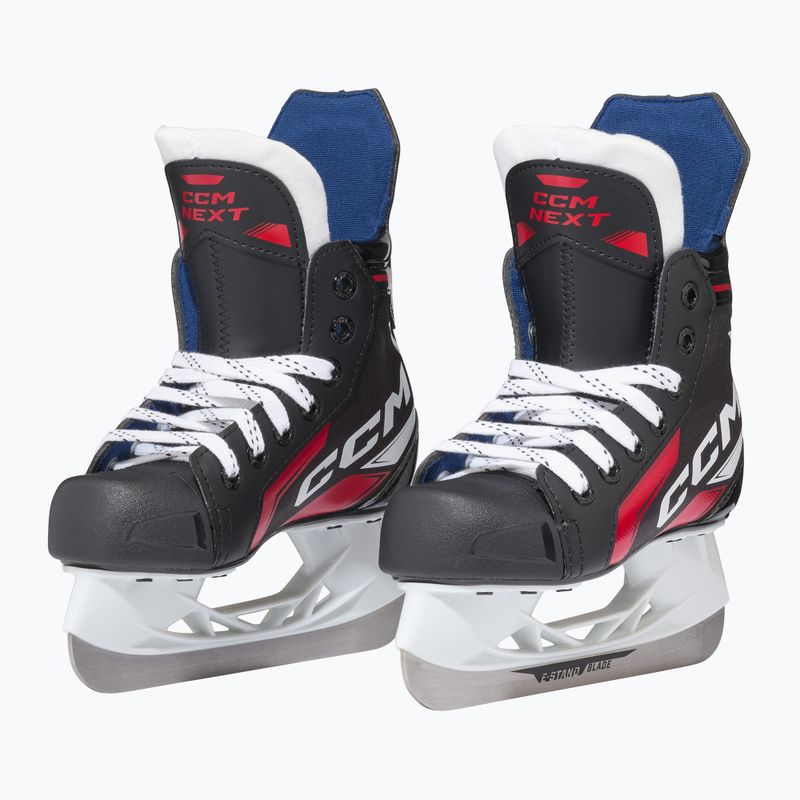 Detské hokejové korčule CCM Next YTH black 2