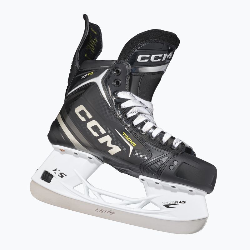 Pánske hokejové korčule CCM Tacks XF80 SR Wide black 6