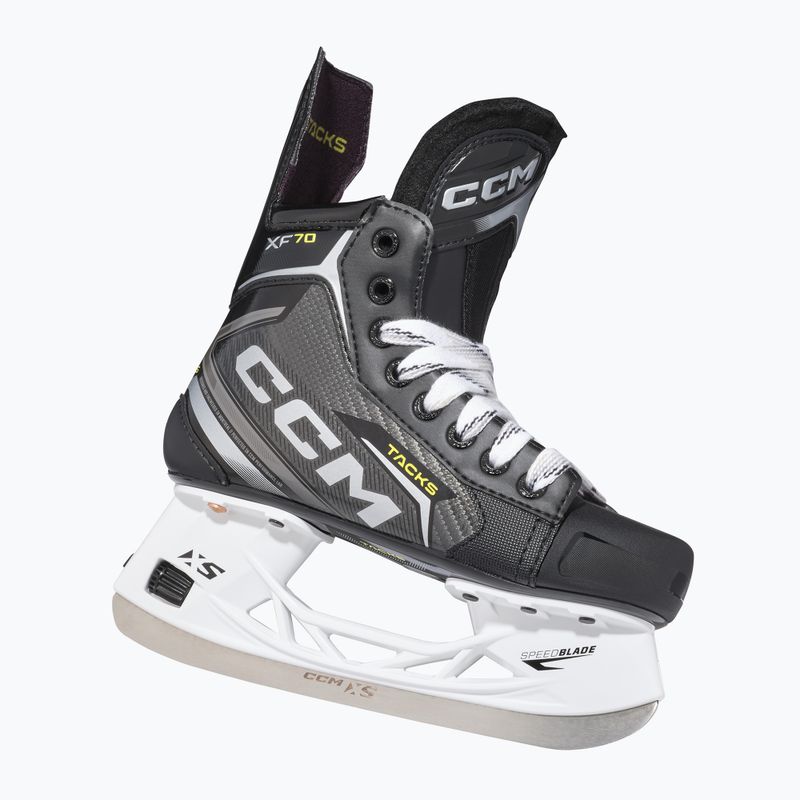 Detské hokejové korčule CCM Tacks XF70 JR black 6