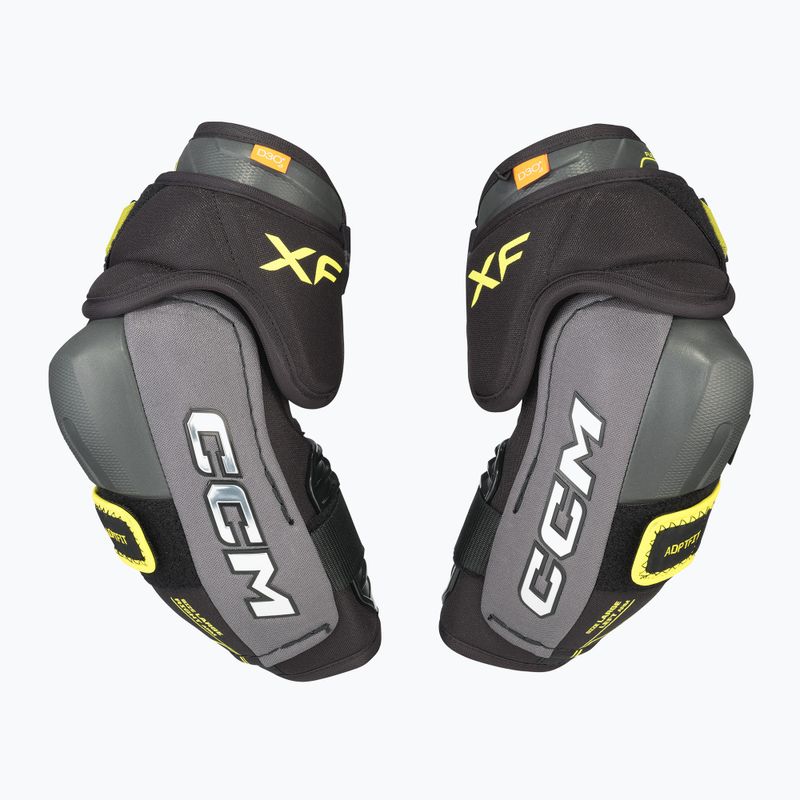Hokejové chrániče lakťov CCM Tacks XF SR čierne