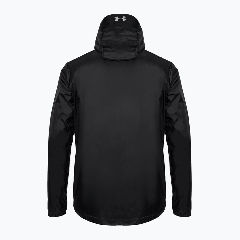 Pánska trekingová bunda Under Armour Forefront Rain 1 čierna 1321439 5