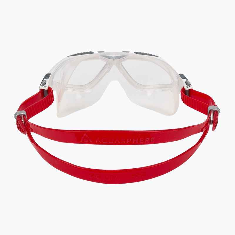 Plavecká maska ​​Aquasphere Vista white/red/clear 4