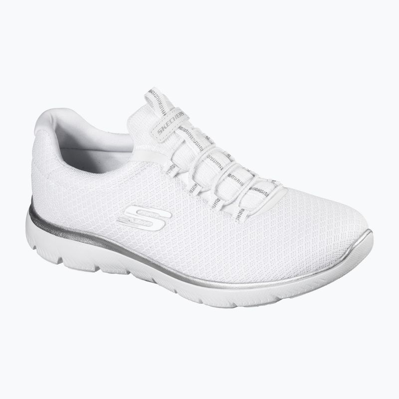 Dámska tréningová obuv SKECHERS Summits white/silver 11