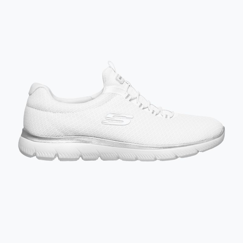 Dámska tréningová obuv SKECHERS Summits white/silver 12