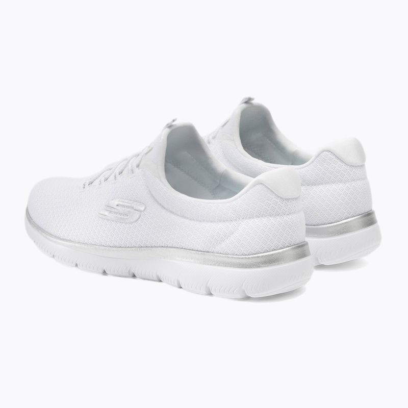 Dámska tréningová obuv SKECHERS Summits white/silver 3