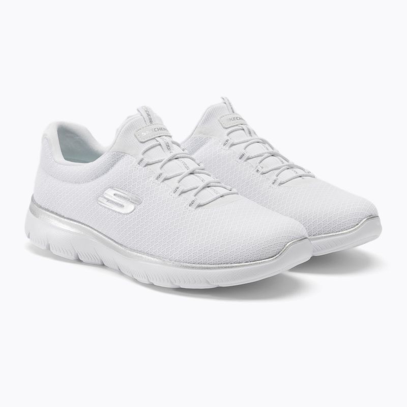 Dámska tréningová obuv SKECHERS Summits white/silver 4