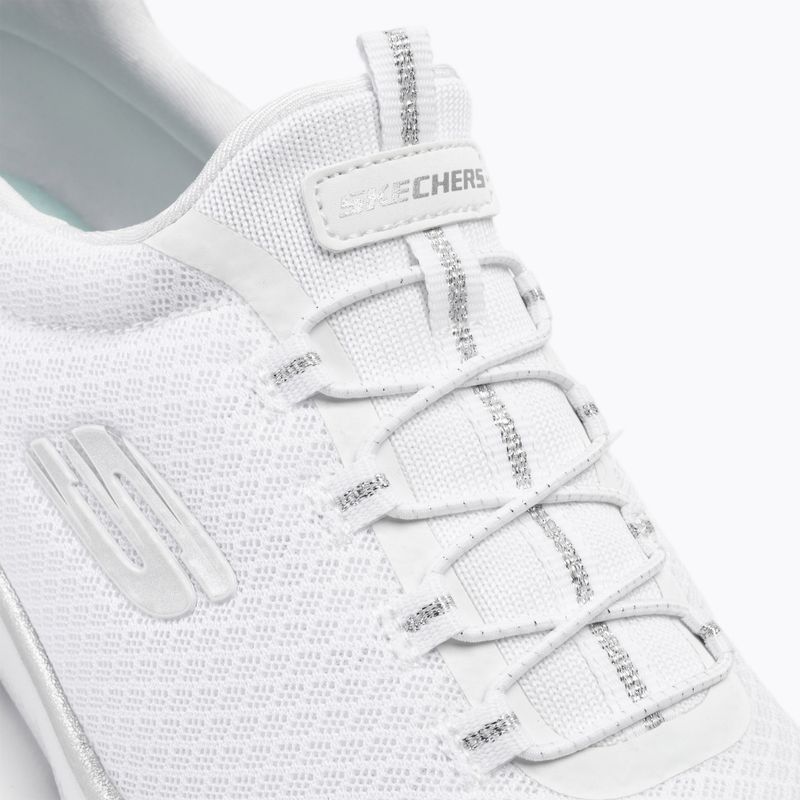 Dámska tréningová obuv SKECHERS Summits white/silver 8