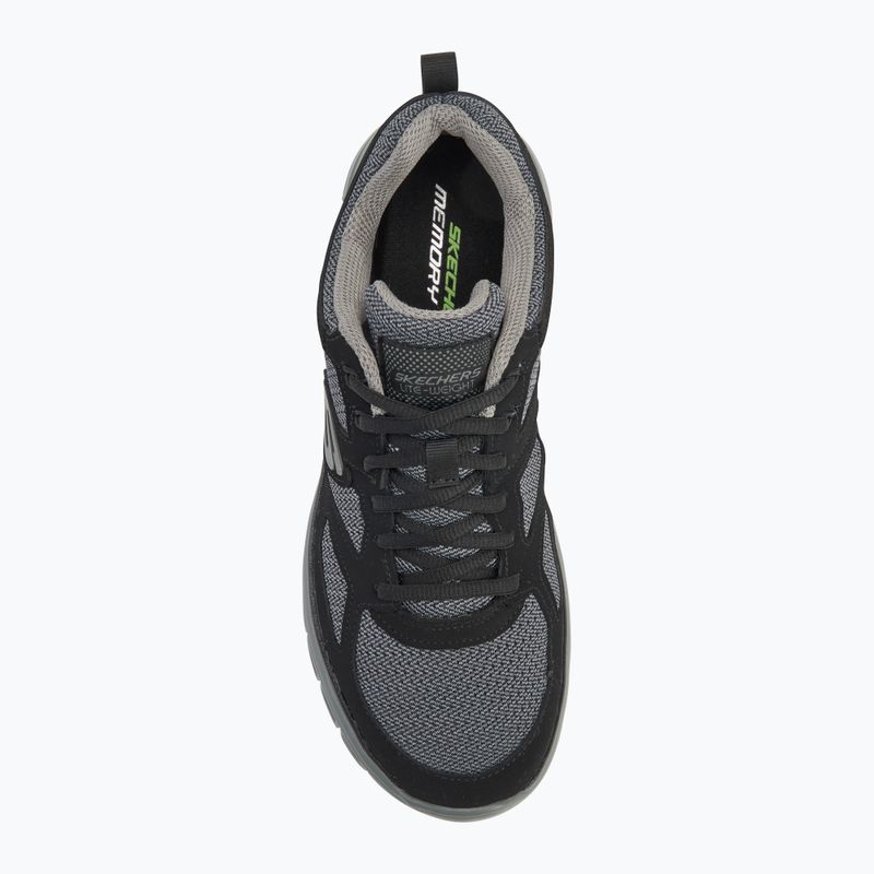 Pánska obuv SKECHERS Burns Agoura black/gray 5