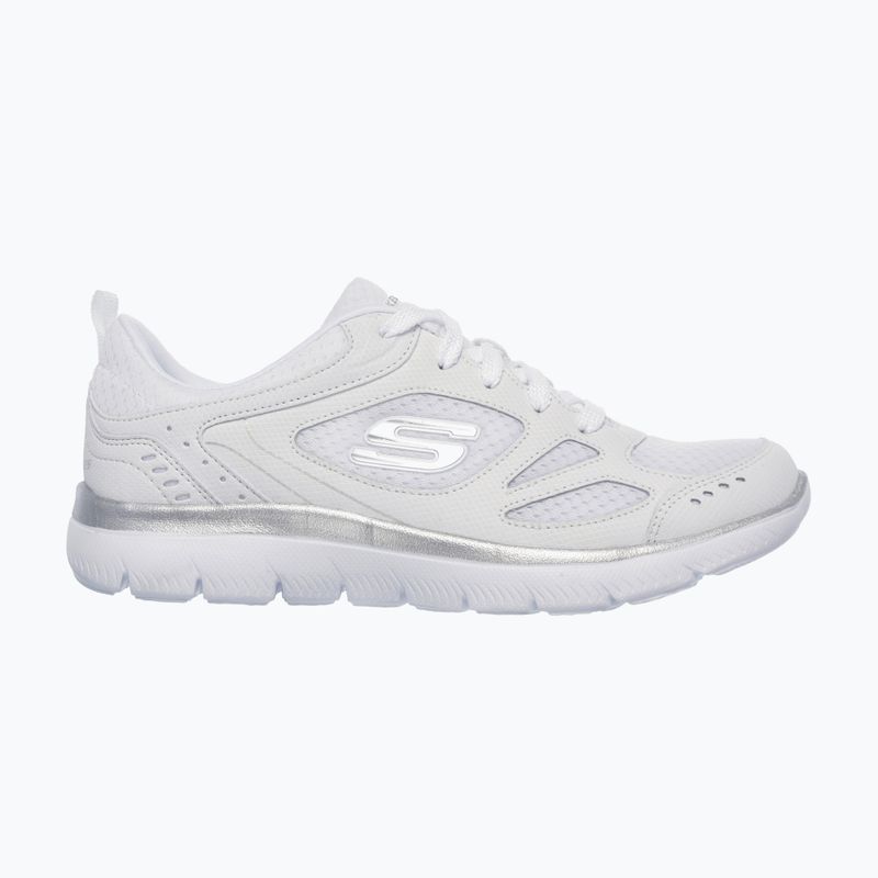 Dámska tréningová obuv SKECHERS Summits Suited white/silver 7
