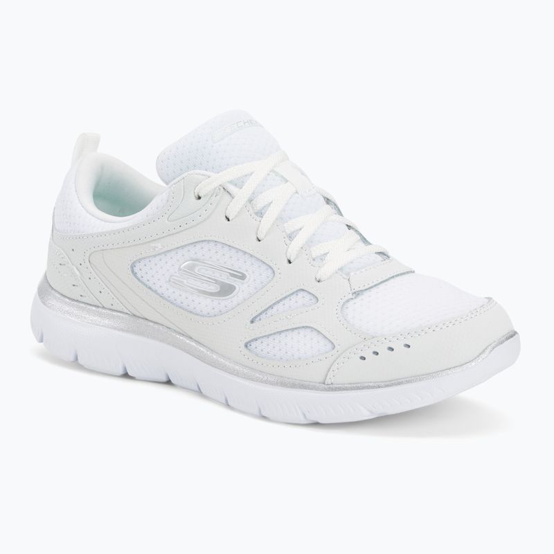 Dámska tréningová obuv SKECHERS Summits Suited white/silver