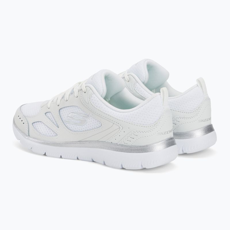 Dámska tréningová obuv SKECHERS Summits Suited white/silver 3