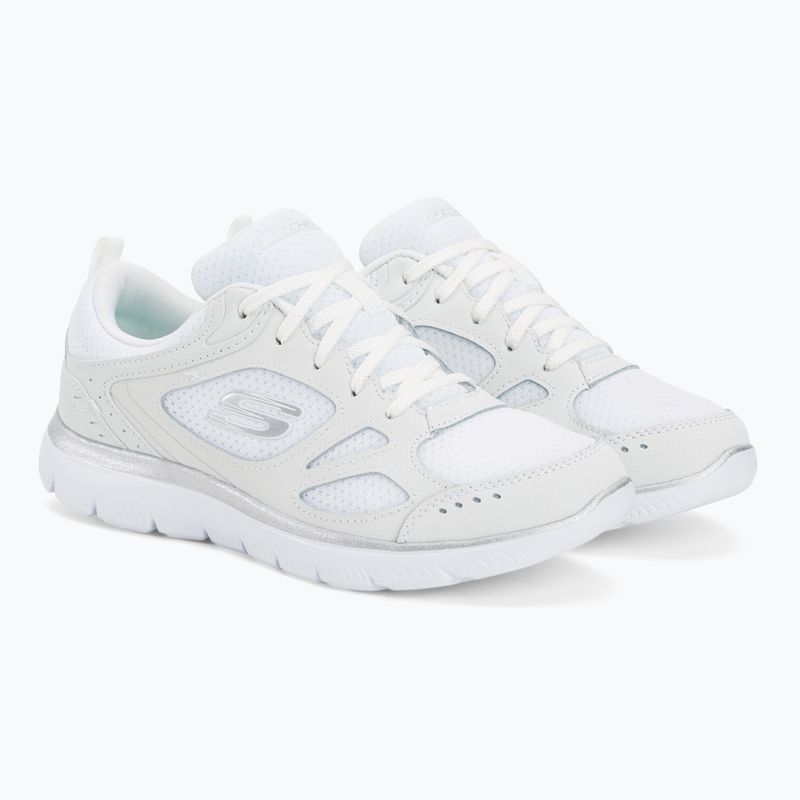 Dámska tréningová obuv SKECHERS Summits Suited white/silver 4