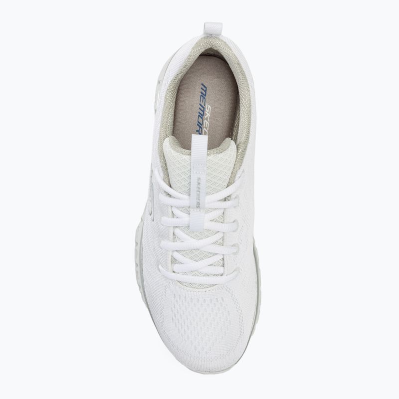 Dámska obuv SKECHERS Graceful Get Connected white/silver 5