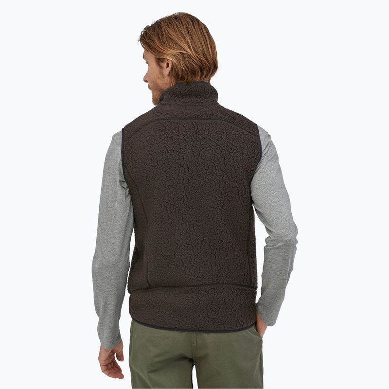 Pánske tričko Patagonia Retro Pile Fleece bez rukávov čierne 2