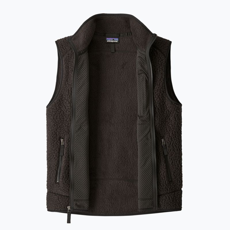 Pánske tričko Patagonia Retro Pile Fleece bez rukávov čierne 4