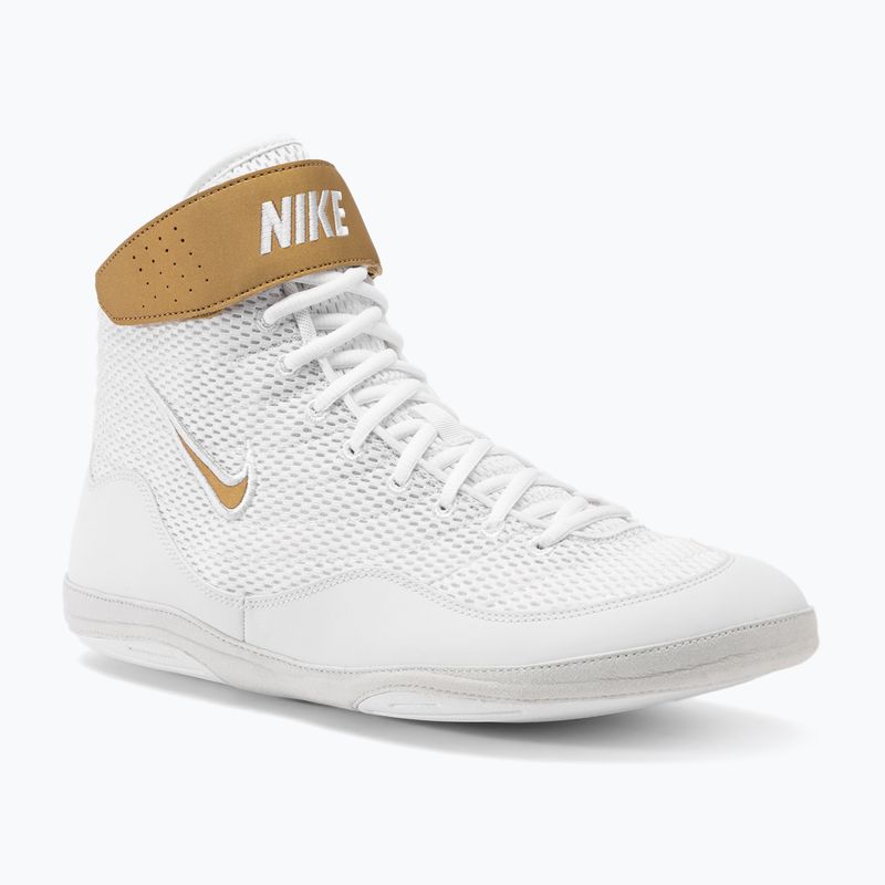 Pánska zápasnícka obuv Nike Inflict 3 white/metallic gold