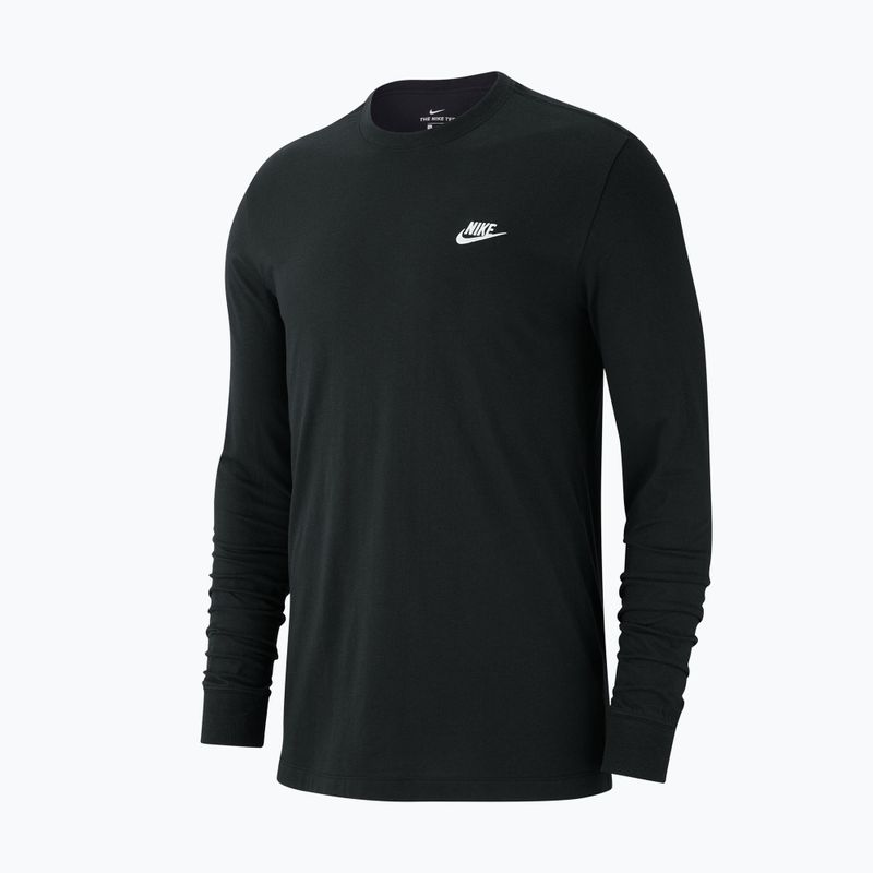 Pánske tričko longsleeve Nike Sportswear Club black/white 5