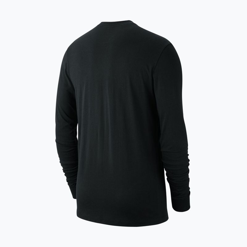 Pánske tričko longsleeve Nike Sportswear Club black/white 6