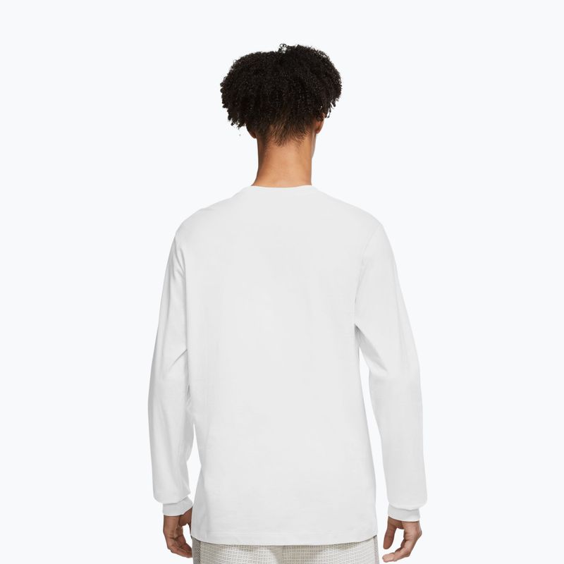 Pánske tričko longsleeve Nike Sportswear Club white/black 2