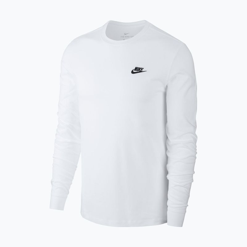 Pánske tričko longsleeve Nike Sportswear Club white/black 4