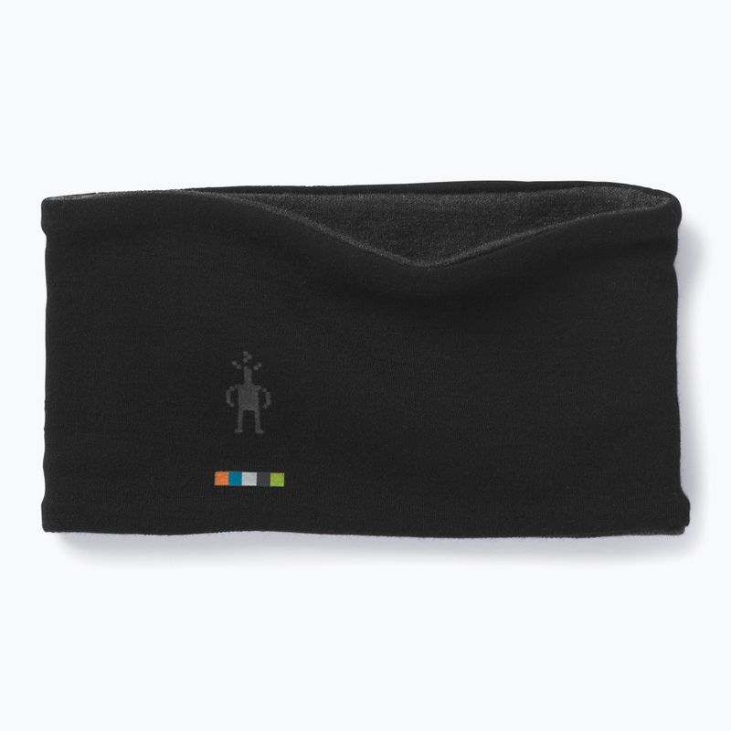 Obojstranná čelenka Smartwool Thermal Merino black charcoal heather