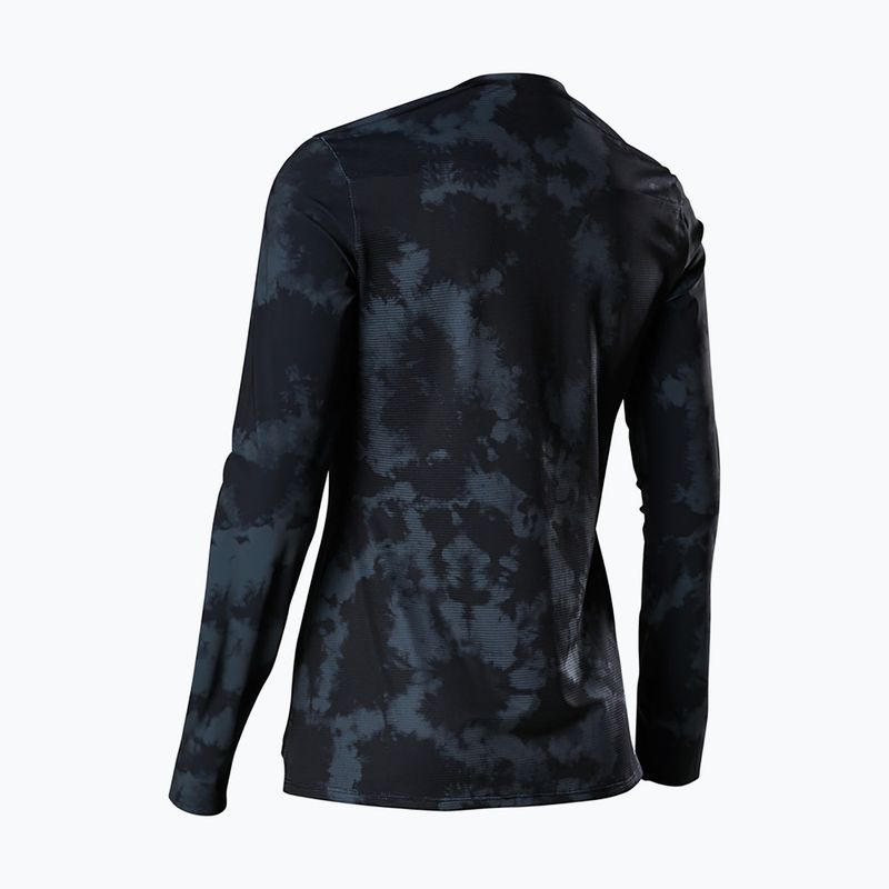 Dámsky cyklistický dres FOX Flexair Ersey TS57 LS čierny 29586 2