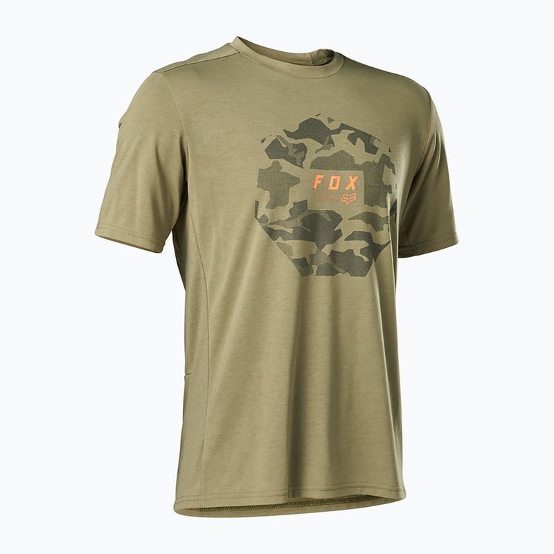 Pánsky cyklistický dres Fox Racing Ranger DR Camo Moth SS zelený 28871_374