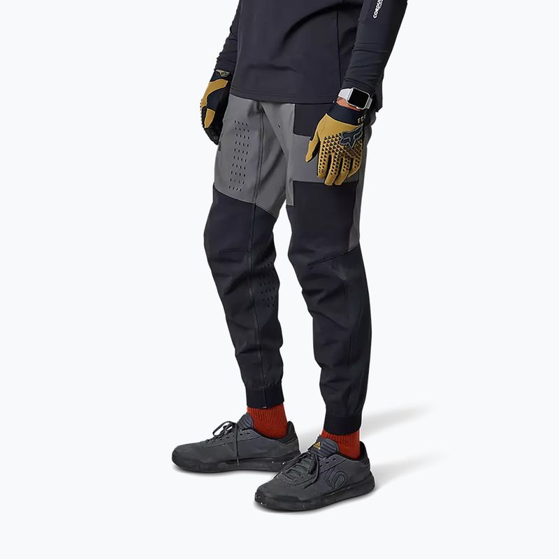 Fox Racing Defend Pro pánske cyklistické nohavice black/grey 28888_330 3