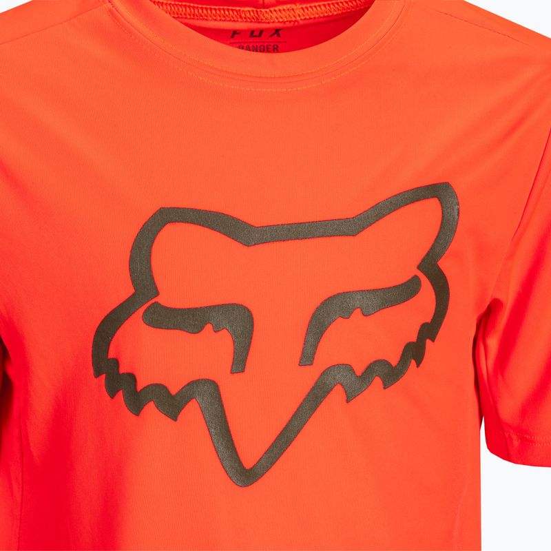 Detský cyklistický dres FOX Ranger Dr LS Jersey orange 29292 3