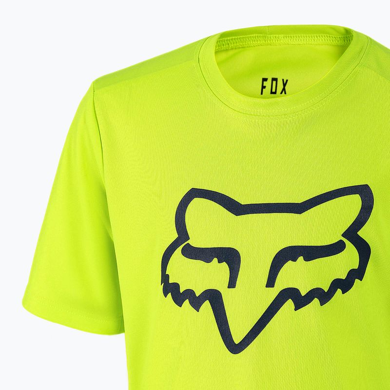 Detský cyklistický dres FOX Ranger SS žltý 29292 3