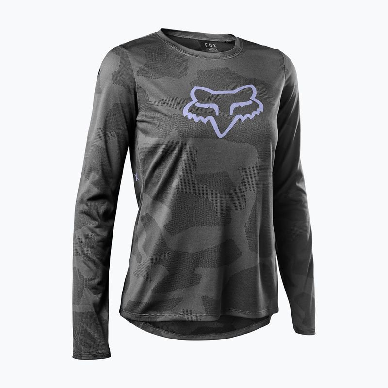 Dámsky cyklistický dres FOX Ranger Tru Dri LS sivý 28969