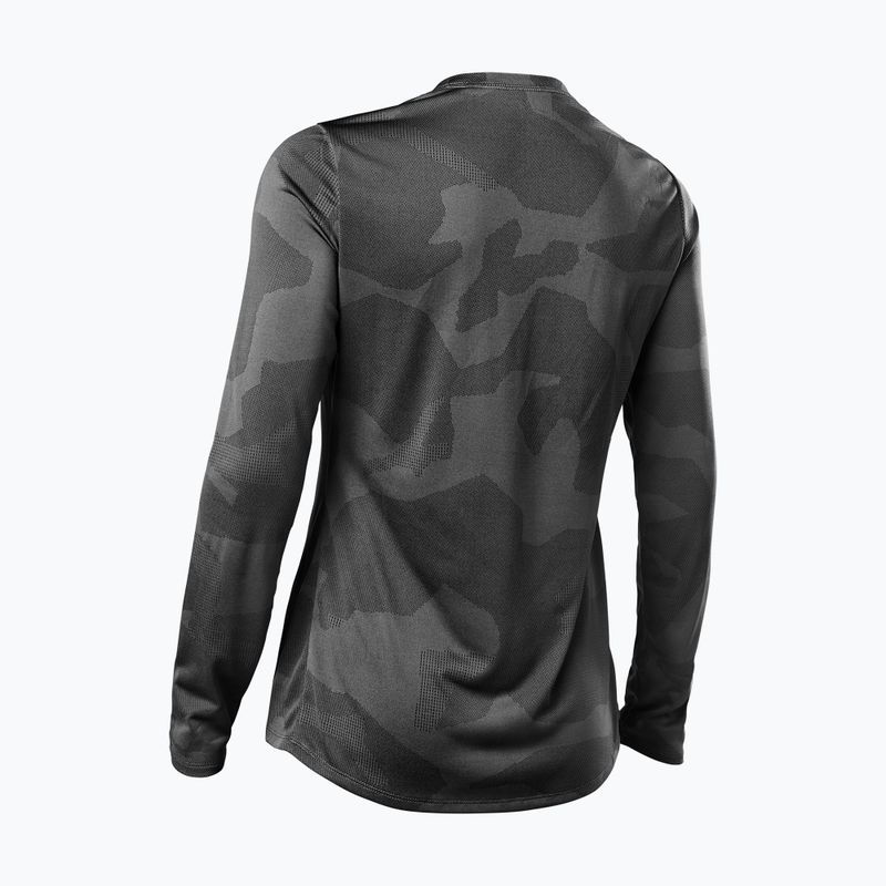 Dámsky cyklistický dres FOX Ranger Tru Dri LS sivý 28969 2